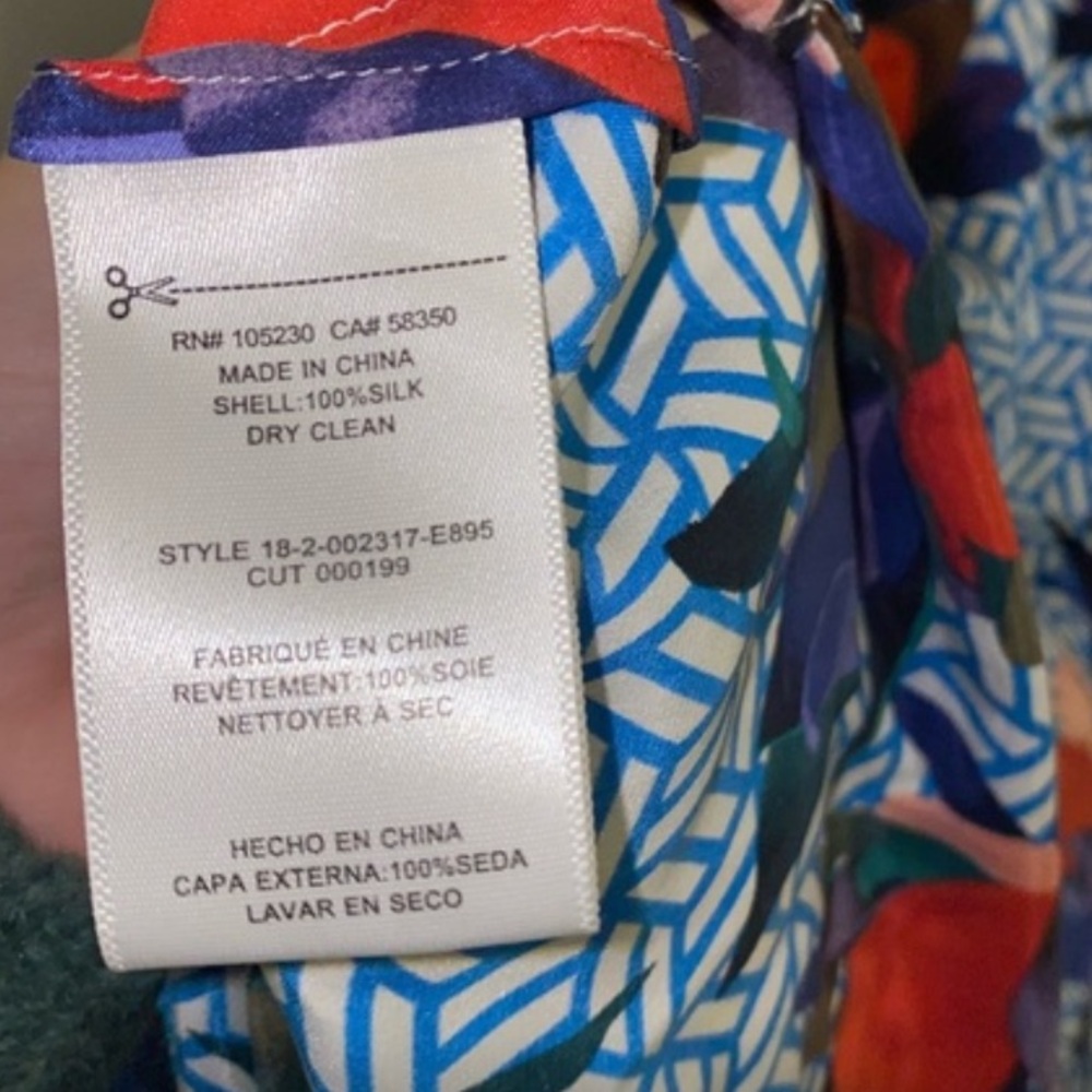 Equipment women’s size XS floral silk midi dress - Picture 9 of 9